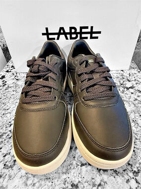 LABEL Go-To Sneaker Black & White Sneakers.  8.5 Women’s